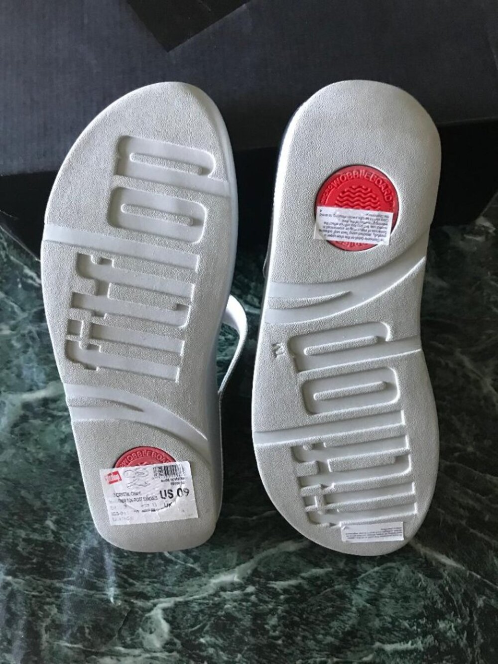 Silver Metallic Fitflops - Picture 2 of 3